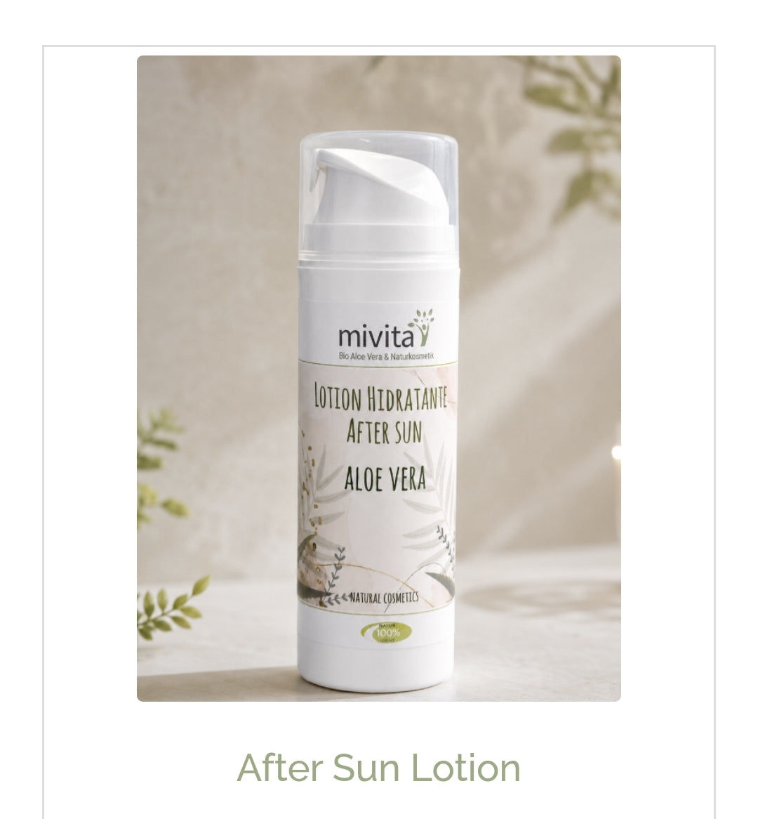 Aloevera Bodylotion- After Sun