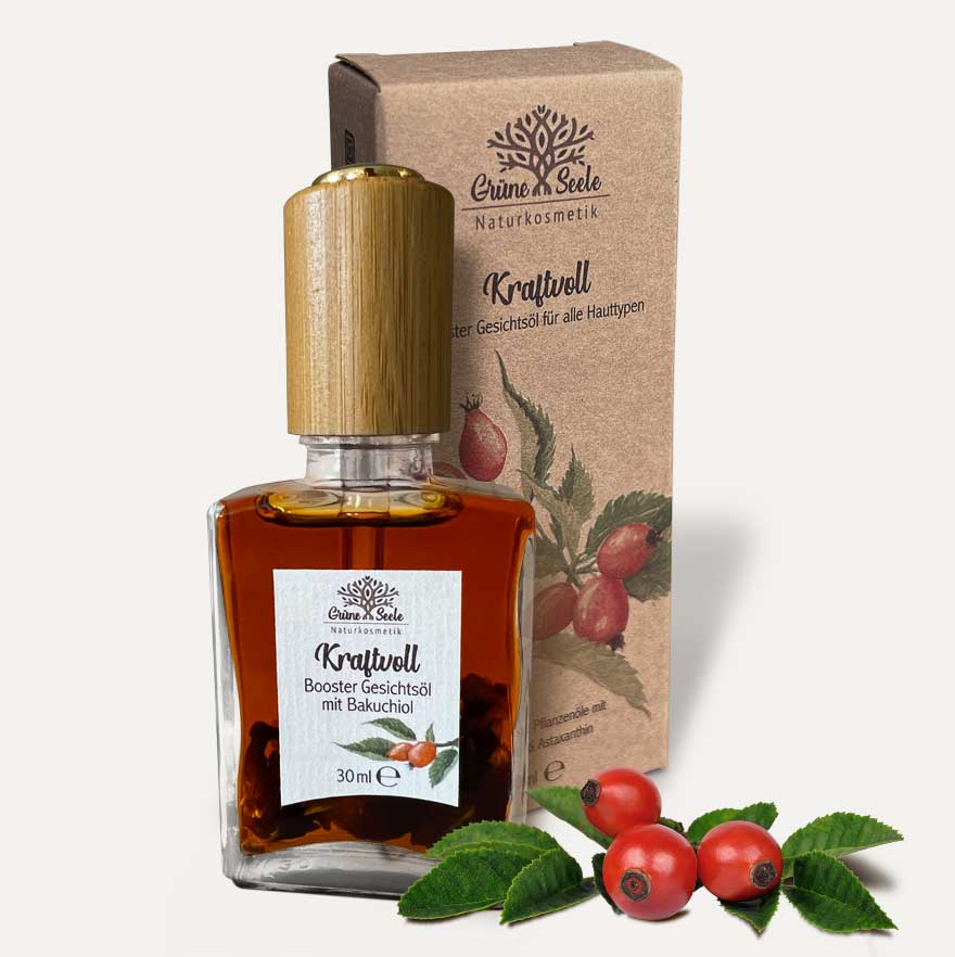 Booster Gesichtsöl mit Pflaumenkernöl & Kirschkernöl